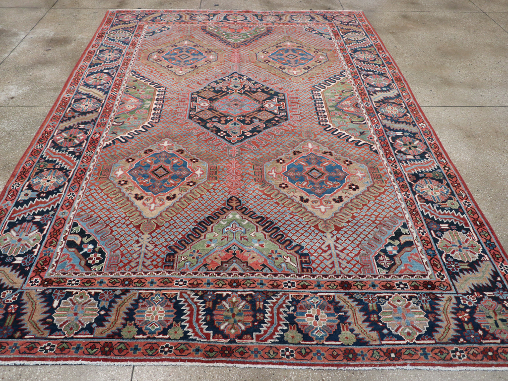 Antique Persian Heriz Carpet, No.31944 - Galerie Shabab