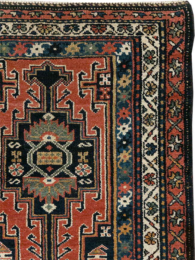 Antique Persian Kurdish Pictorial Rug, No.31953 - Galerie Shabab