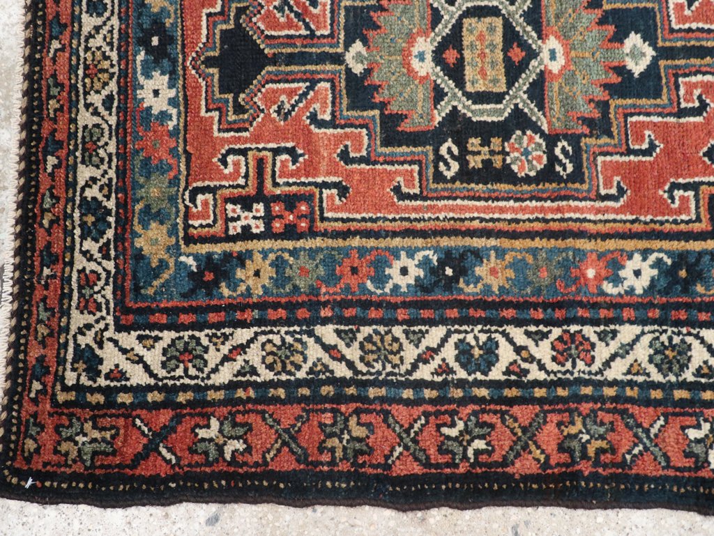 Antique Persian Kurdish Pictorial Rug, No.31953 - Galerie Shabab