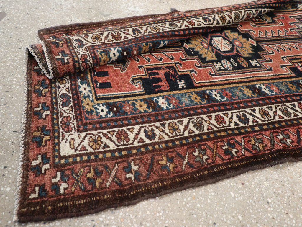 Antique Persian Kurdish Pictorial Rug, No.31953 - Galerie Shabab