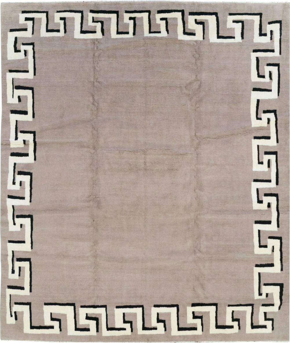 Modern Turkish Art Deco Carpet in the style of Christian Berard, No.31958 - Galerie Shabab