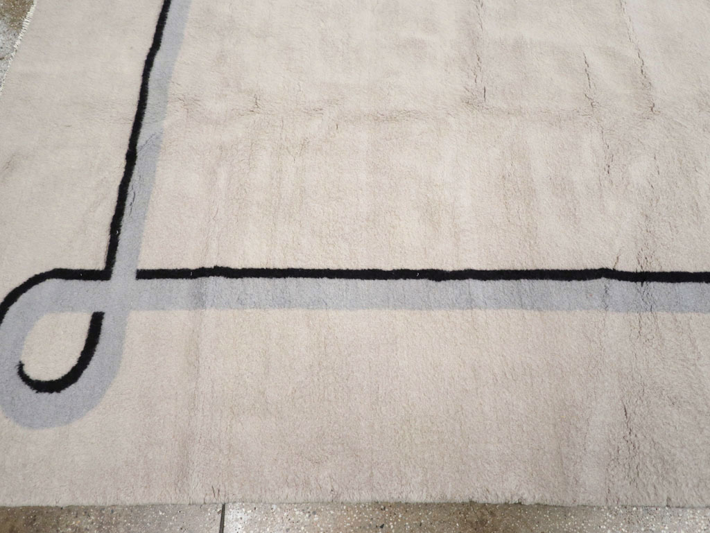Modern Turkish Art Deco Carpet in the style of Andre Arbus, No.31959 - Galerie Shabab