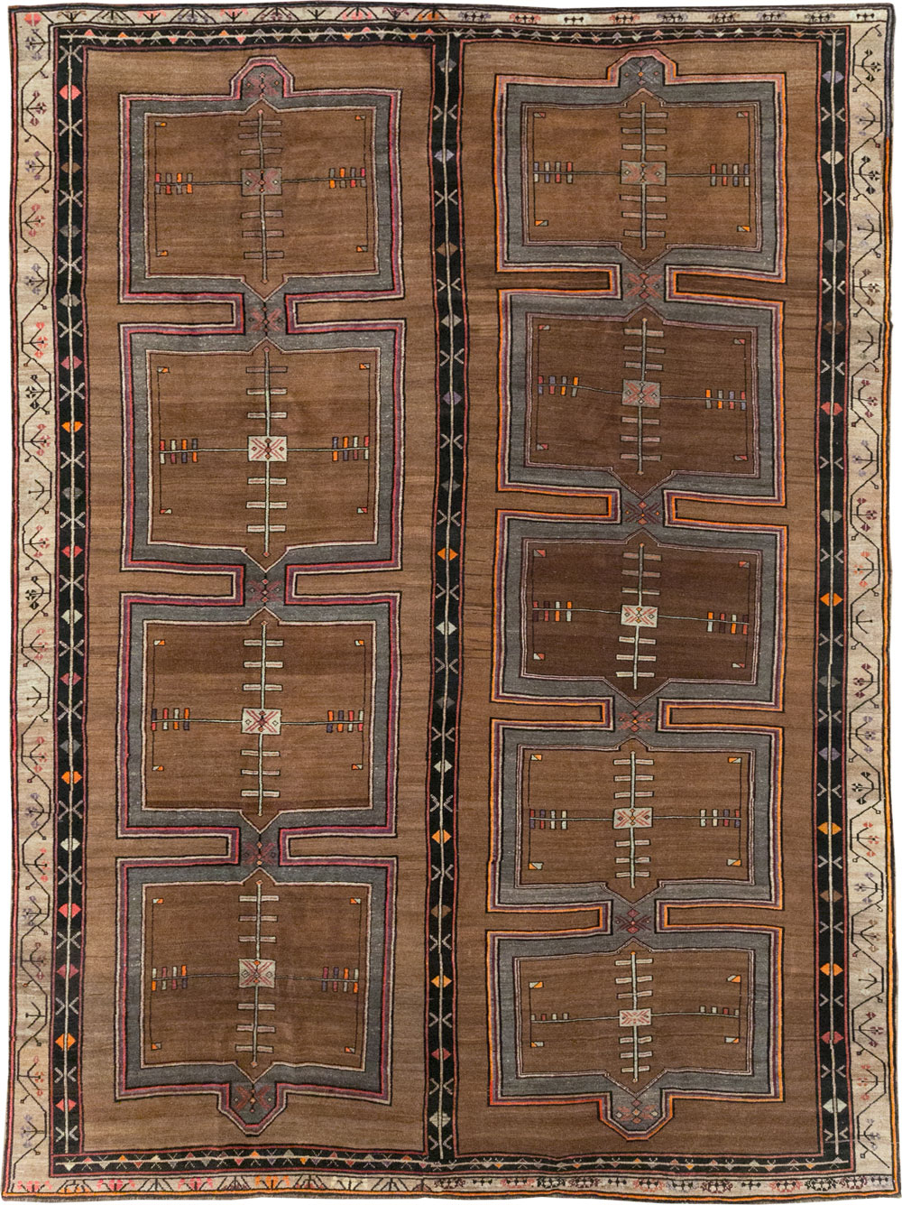 Vintage Turkish Anatolian Tribal Large Carpet, No.31963 - Galerie Shabab