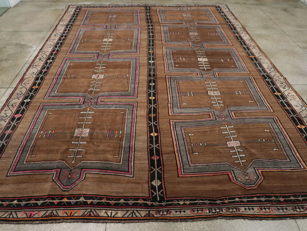 Vintage Turkish Anatolian Tribal Large Carpet, No.31963 - Galerie Shabab