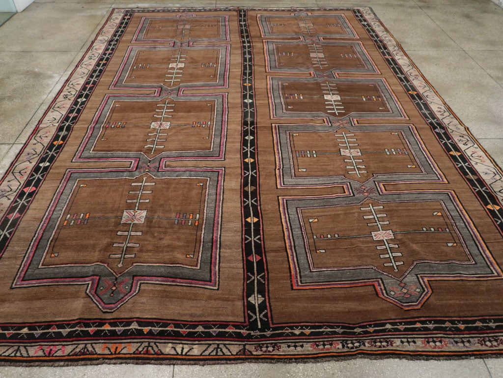 Vintage Turkish Anatolian Tribal Large Carpet, No.31963 - Galerie Shabab