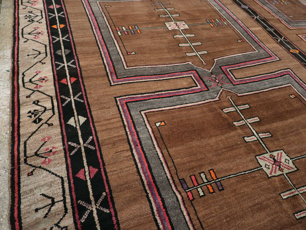 Vintage Turkish Anatolian Tribal Large Carpet, No.31963 - Galerie Shabab