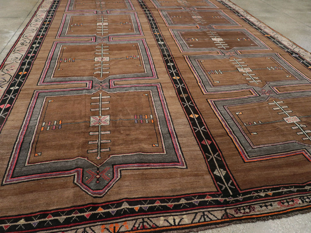 Vintage Turkish Anatolian Tribal Large Carpet, No.31963 - Galerie Shabab