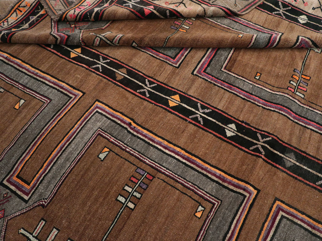 Vintage Turkish Anatolian Tribal Large Carpet, No.31963 - Galerie Shabab