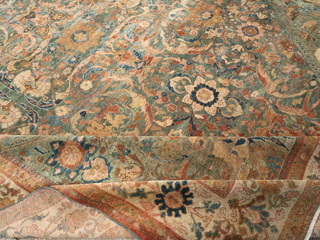 Antique Persian Mahal Room Size Carpet, No.31964 - Galerie Shabab