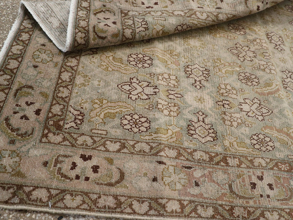 Vintage Persian Malayer Throw Rug, No.31969 - Galerie Shabab