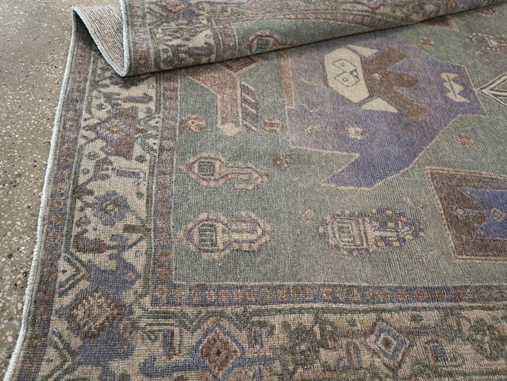 Vintage Persian Bidjar Runner, No.31979 - Galerie Shabab