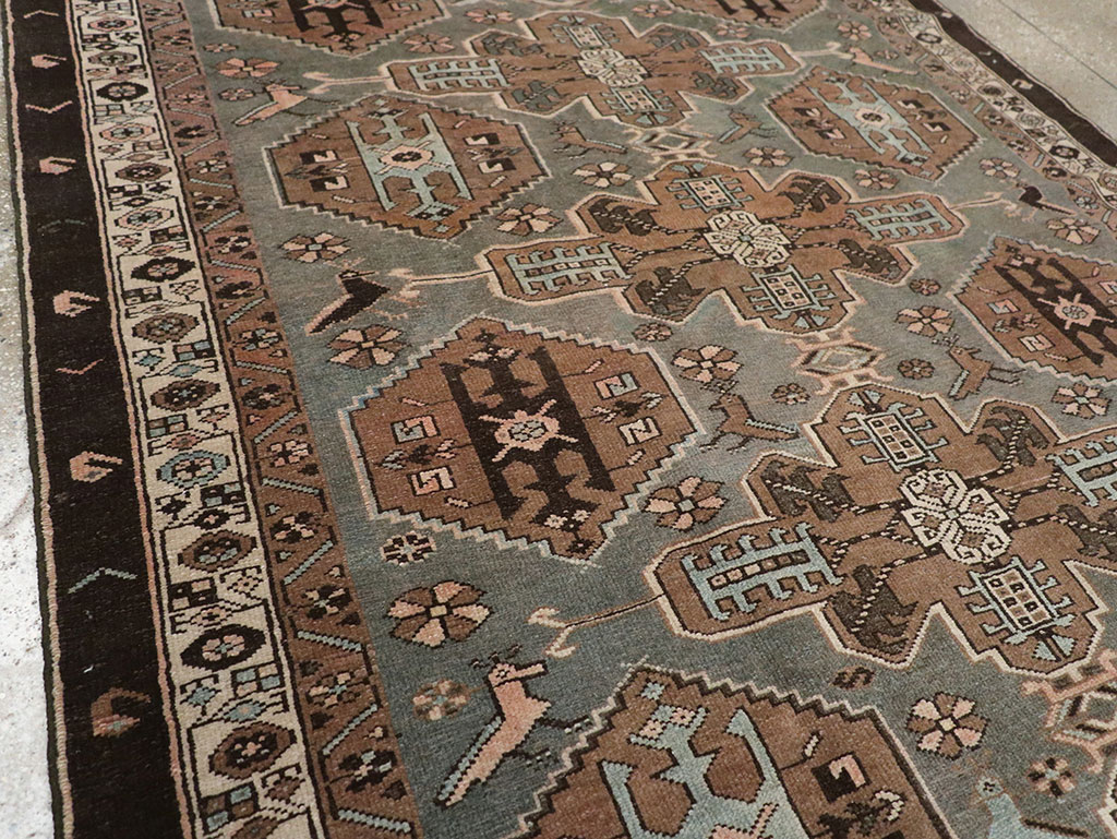 Antique Persian Malayer Accent Rug, No.31982 - Galerie Shabab