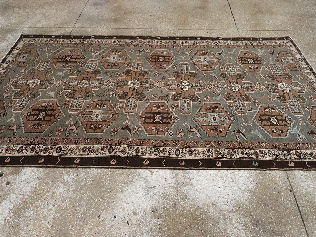 Antique Persian Malayer Accent Rug, No.31982 - Galerie Shabab
