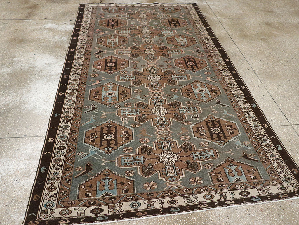 Antique Persian Malayer Accent Rug, No.31982 - Galerie Shabab