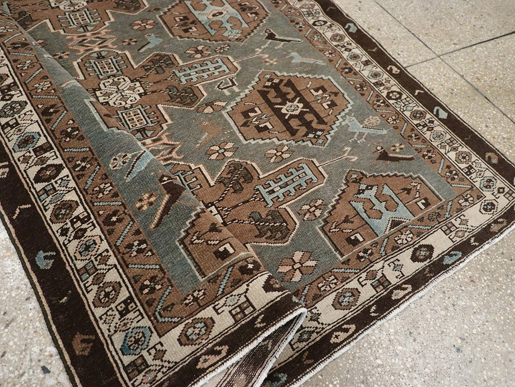 Antique Persian Malayer Accent Rug, No.31982 - Galerie Shabab