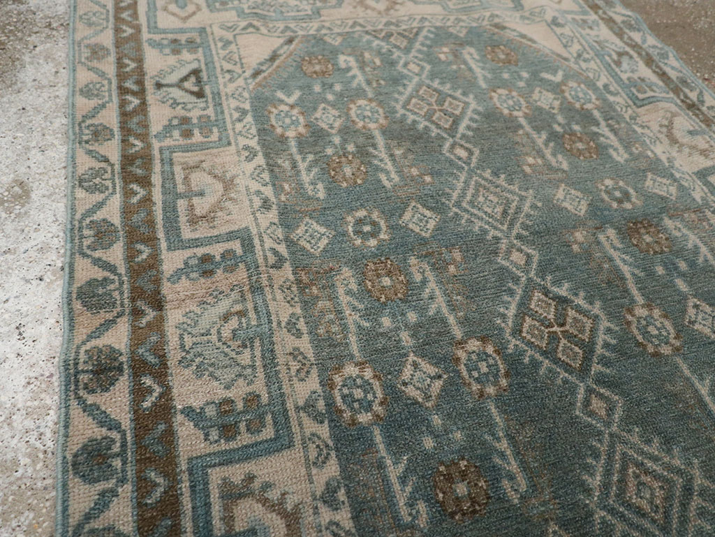 Vintage Persian Malayer Throw Rug (Pair: 1 of 2), No.31987 - Galerie Shabab