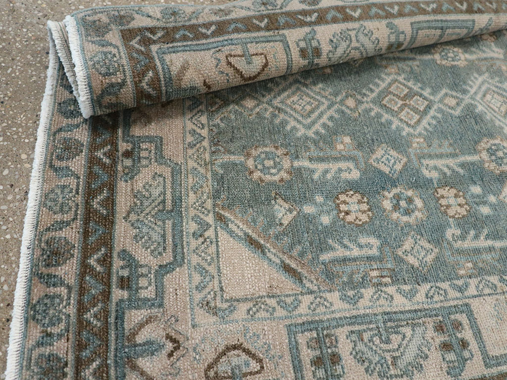 Vintage Persian Malayer Throw Rug (Pair: 2 of 2), No.31988 - Galerie Shabab