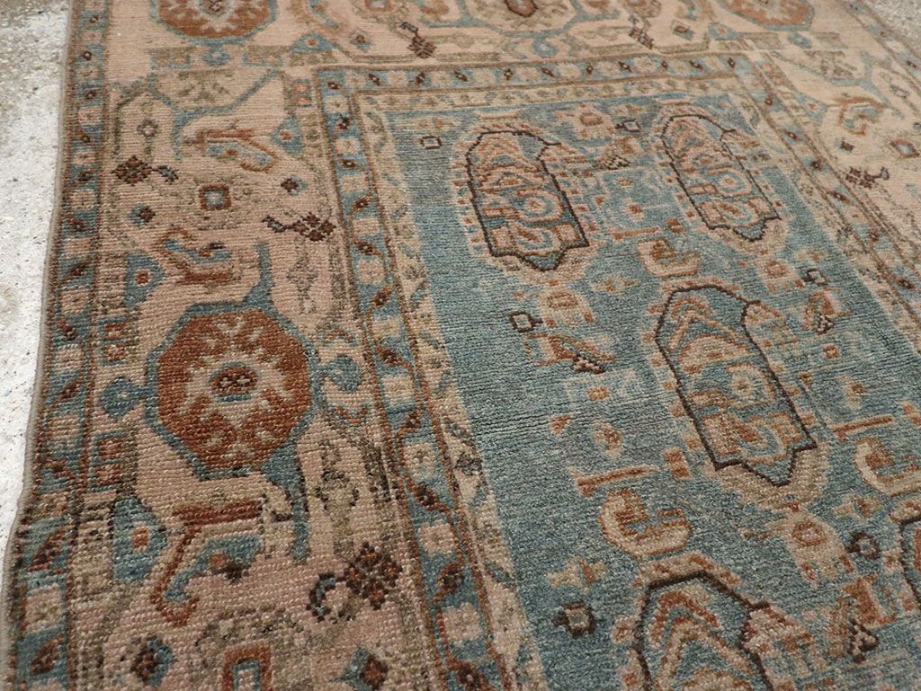 Vintage Persian Malayer Throw Rug, No.31989 - Galerie Shabab