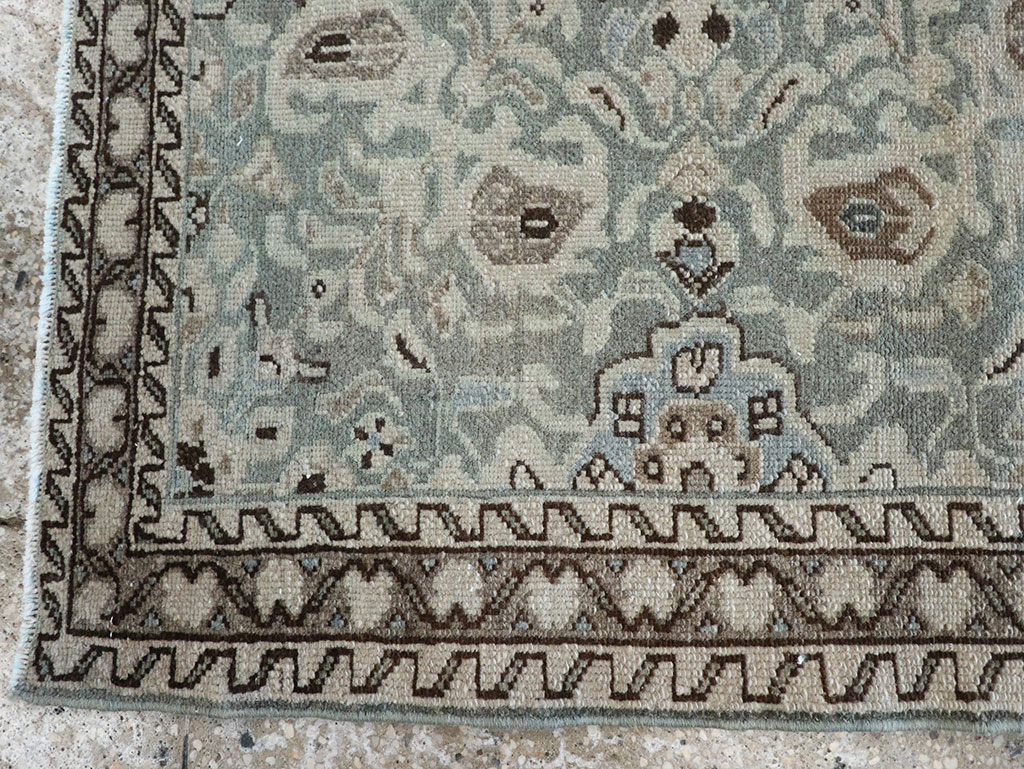 Vintage Persian Malayer Throw Rug, No.31991 - Galerie Shabab