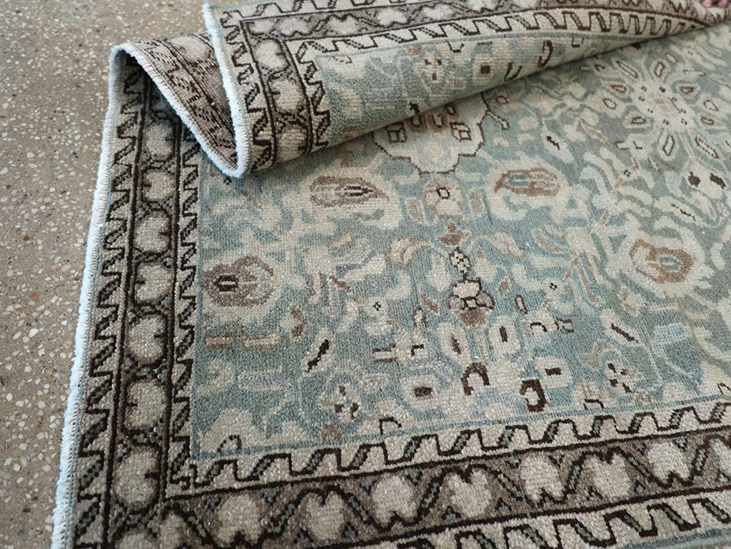 Vintage Persian Malayer Throw Rug, No.31991 - Galerie Shabab