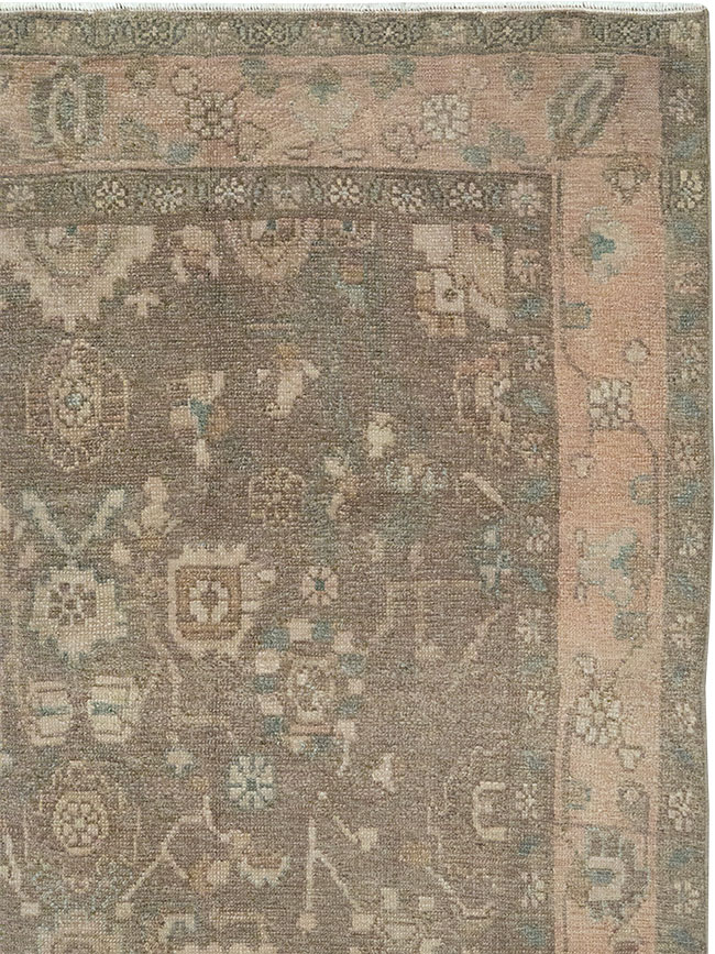 Vintage Persian Malayer Accent Rug, No.31992 - Galerie Shabab