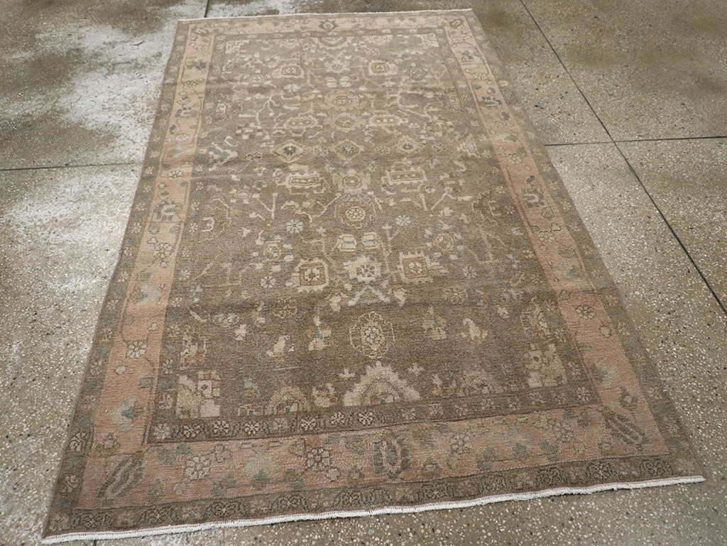 Vintage Persian Malayer Accent Rug, No.31992 - Galerie Shabab