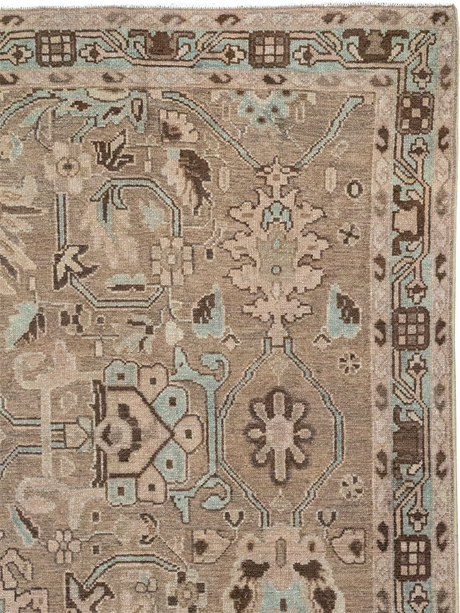 Vintage Persian Malayer Accent Rug, No.31993 - Galerie Shabab