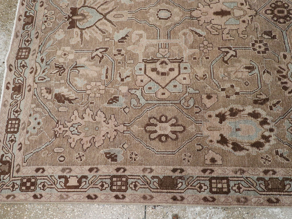 Vintage Persian Malayer Accent Rug, No.31993 - Galerie Shabab