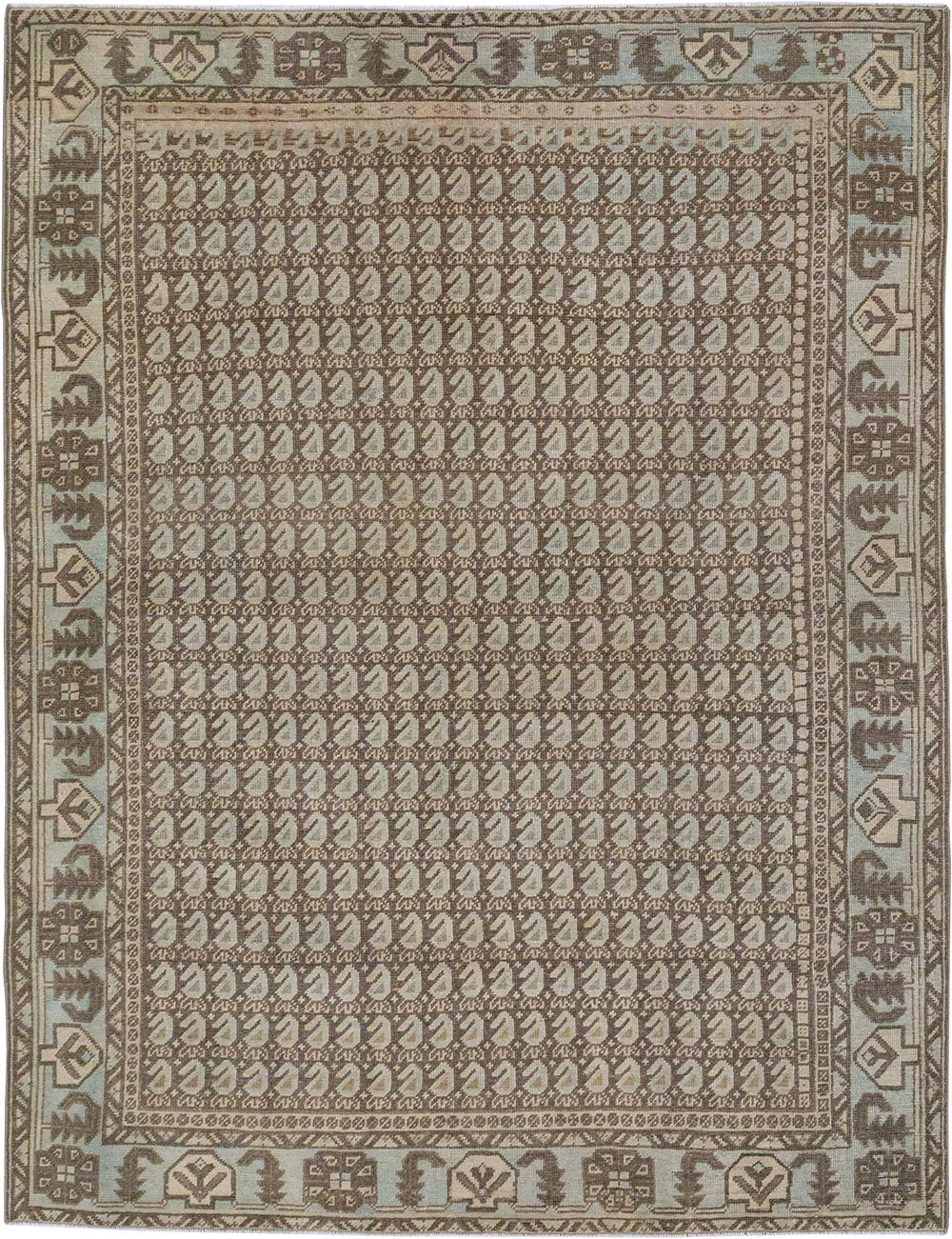 Vintage Persian Veece Accent Rug (Pair: 2 of 2), No.32000 - Galerie Shabab