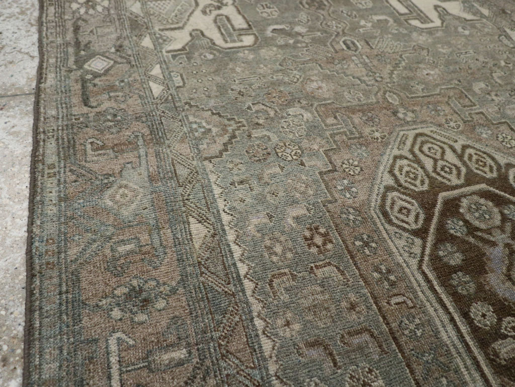 Antique Persian Kurdish Accent Rug, No.32001 - Galerie Shabab