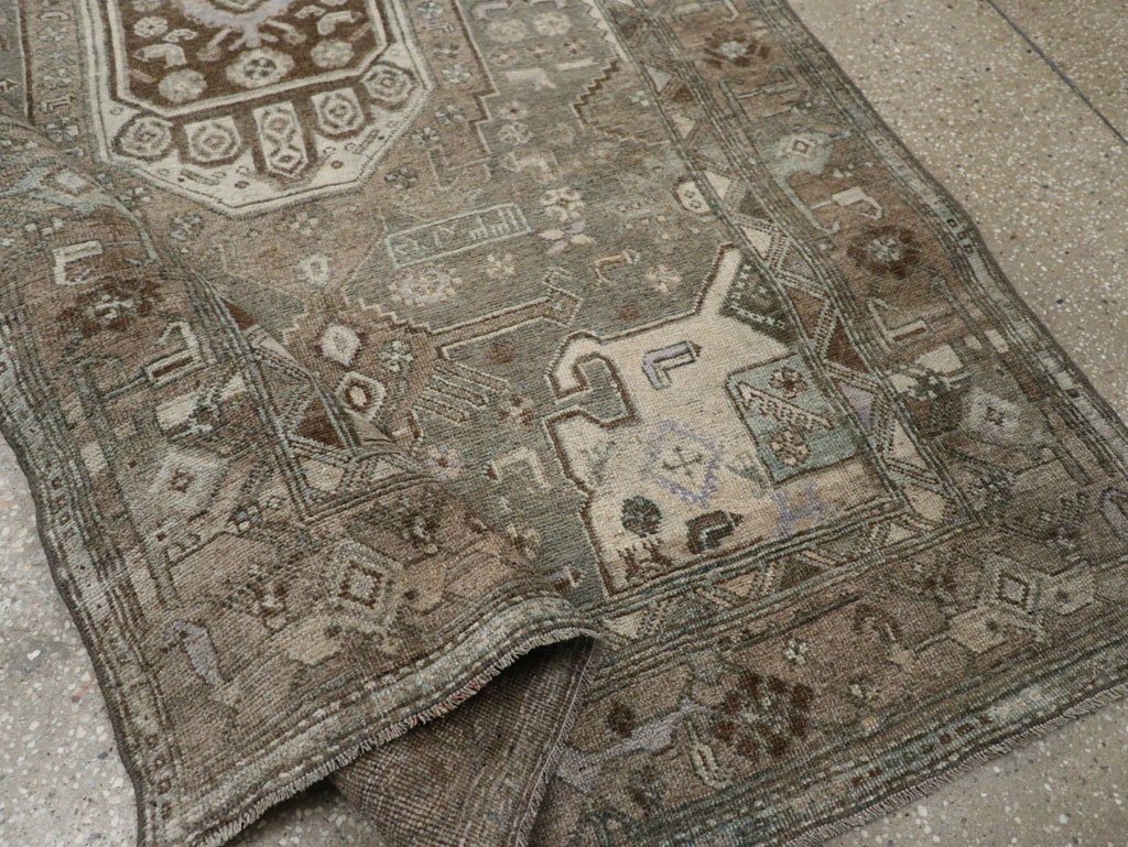 Antique Persian Kurdish Accent Rug, No.32001 - Galerie Shabab