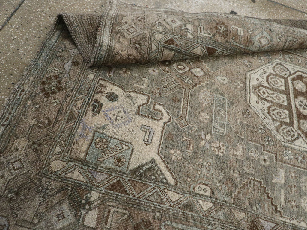 Antique Persian Kurdish Accent Rug, No.32001 - Galerie Shabab