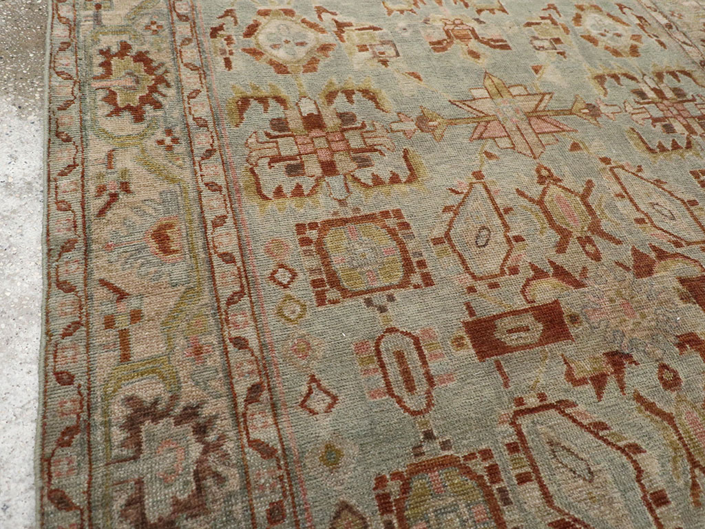 Vintage Persian Malayer Accent Rug, No.32002 - Galerie Shabab