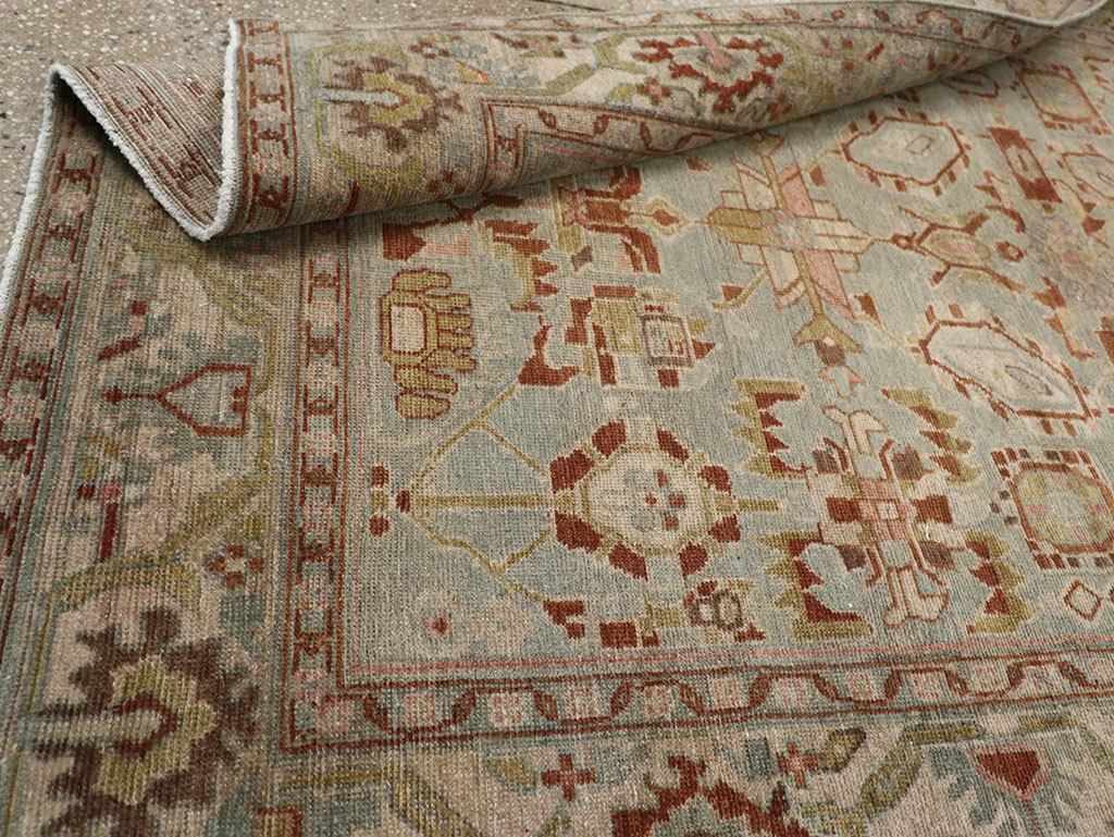 Vintage Persian Malayer Accent Rug, No.32002 - Galerie Shabab