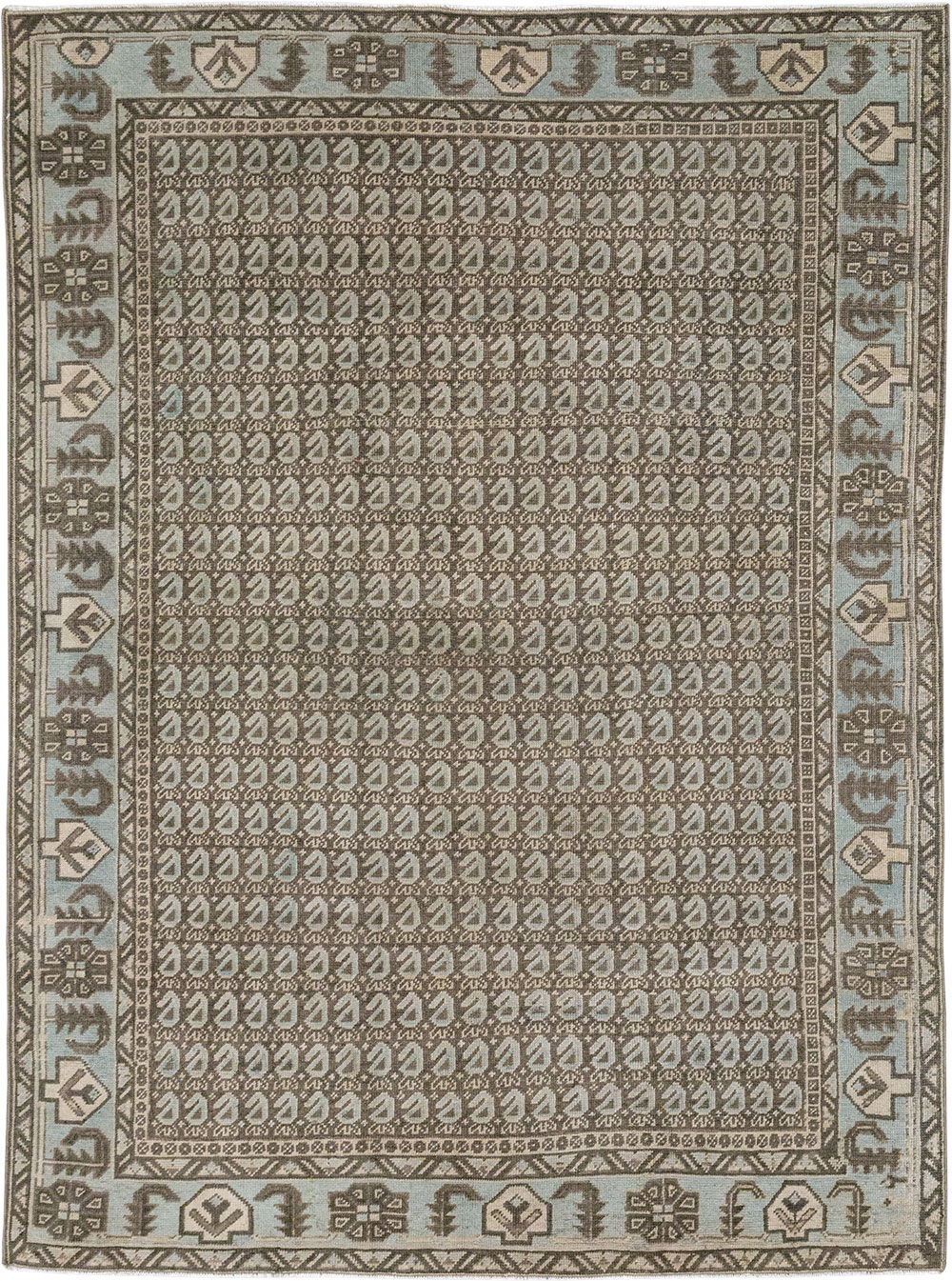 Vintage Persian Veece Accent Rug (Pair: 1 of 2), No.32003 - Galerie Shabab