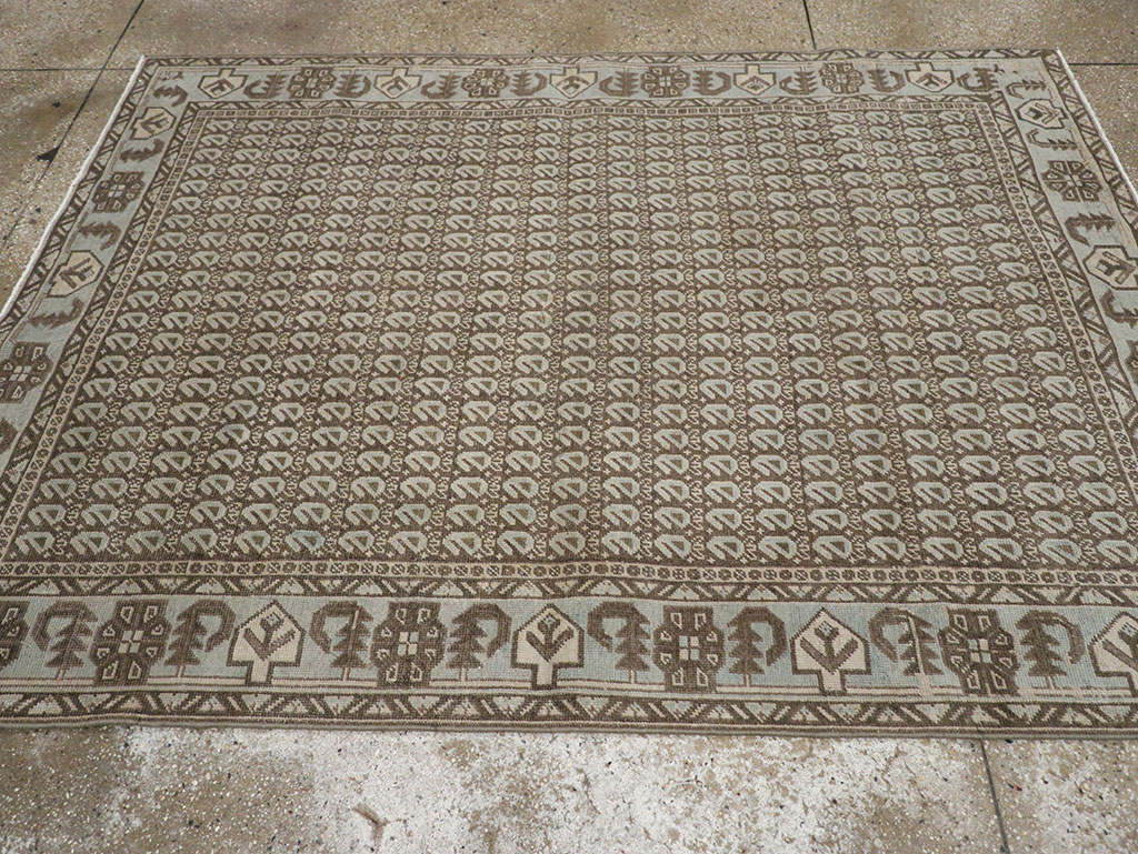 Vintage Persian Veece Accent Rug (Pair: 1 of 2), No.32003 - Galerie Shabab