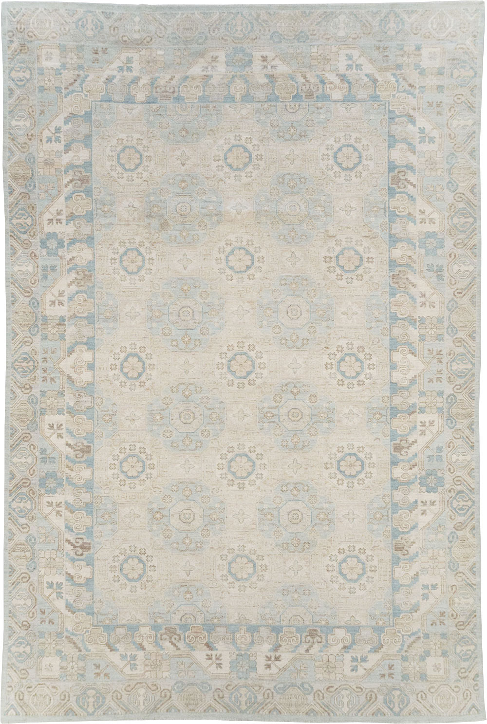 Modern East Turkestan Khotan Large Carpet, No.32005 - Galerie Shabab