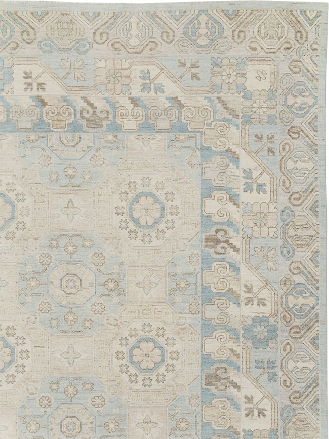 Modern East Turkestan Khotan Large Carpet, No.32005 - Galerie Shabab