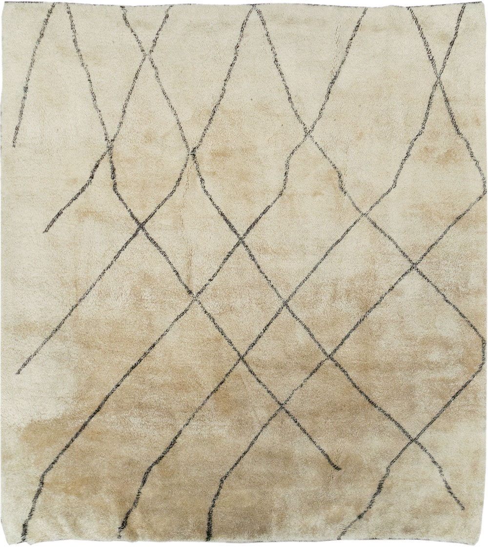 Modern Moroccan Square Room Size Carpet, No.32008 - Galerie Shabab