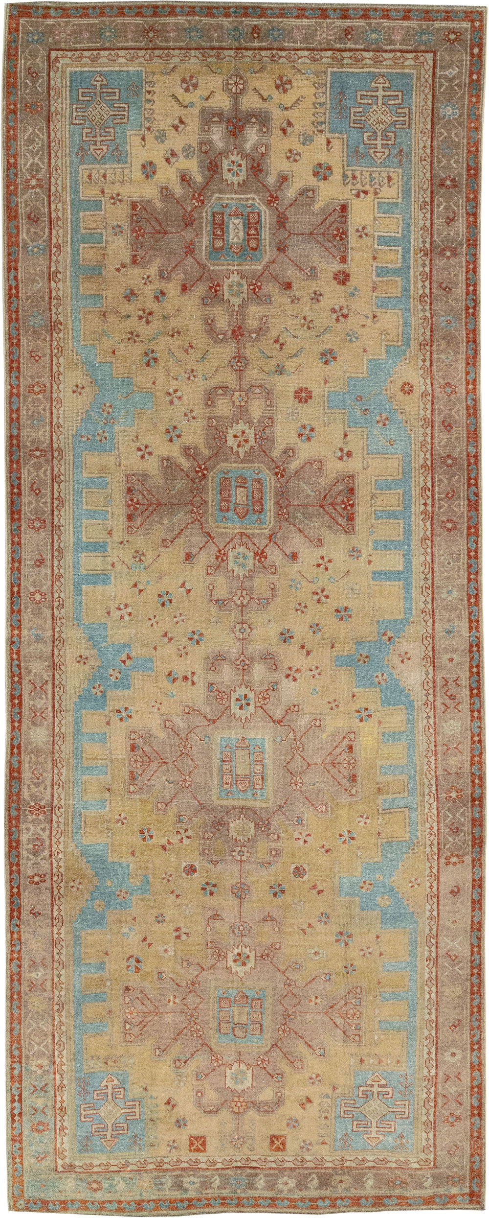 Vintage Persian Kurdish Runner, No.32022 - Galerie Shabab