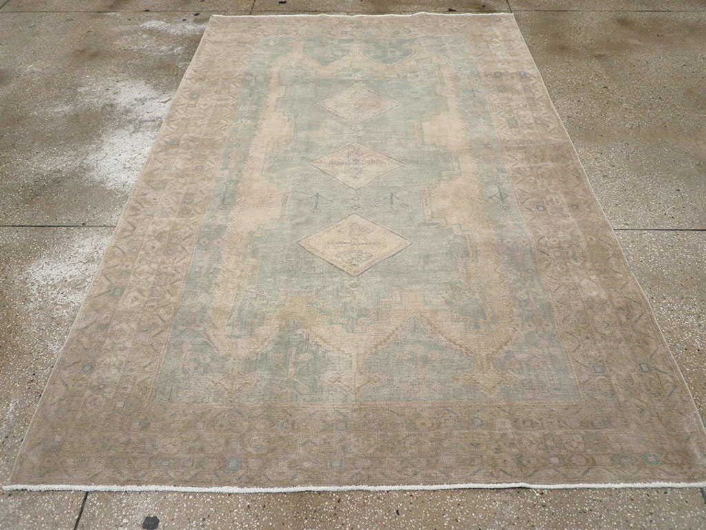 Vintage Persian Afshar Accent Rug, No.32025 - Galerie Shabab