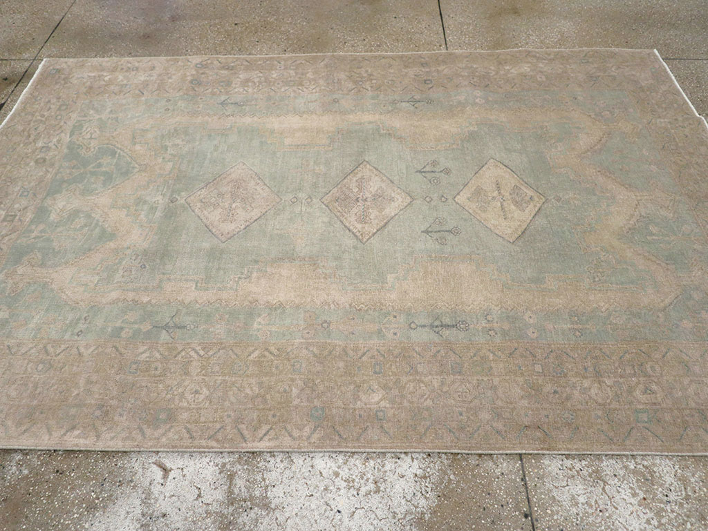 Vintage Persian Afshar Accent Rug, No.32025 - Galerie Shabab