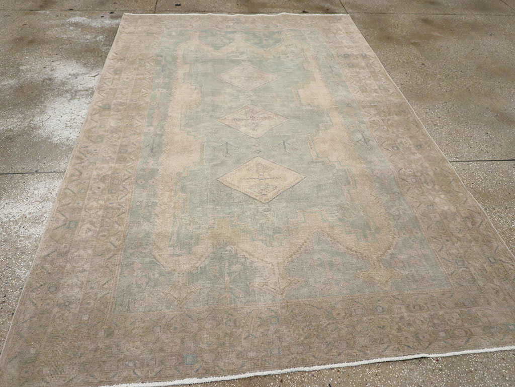 Vintage Persian Afshar Accent Rug, No.32025 - Galerie Shabab