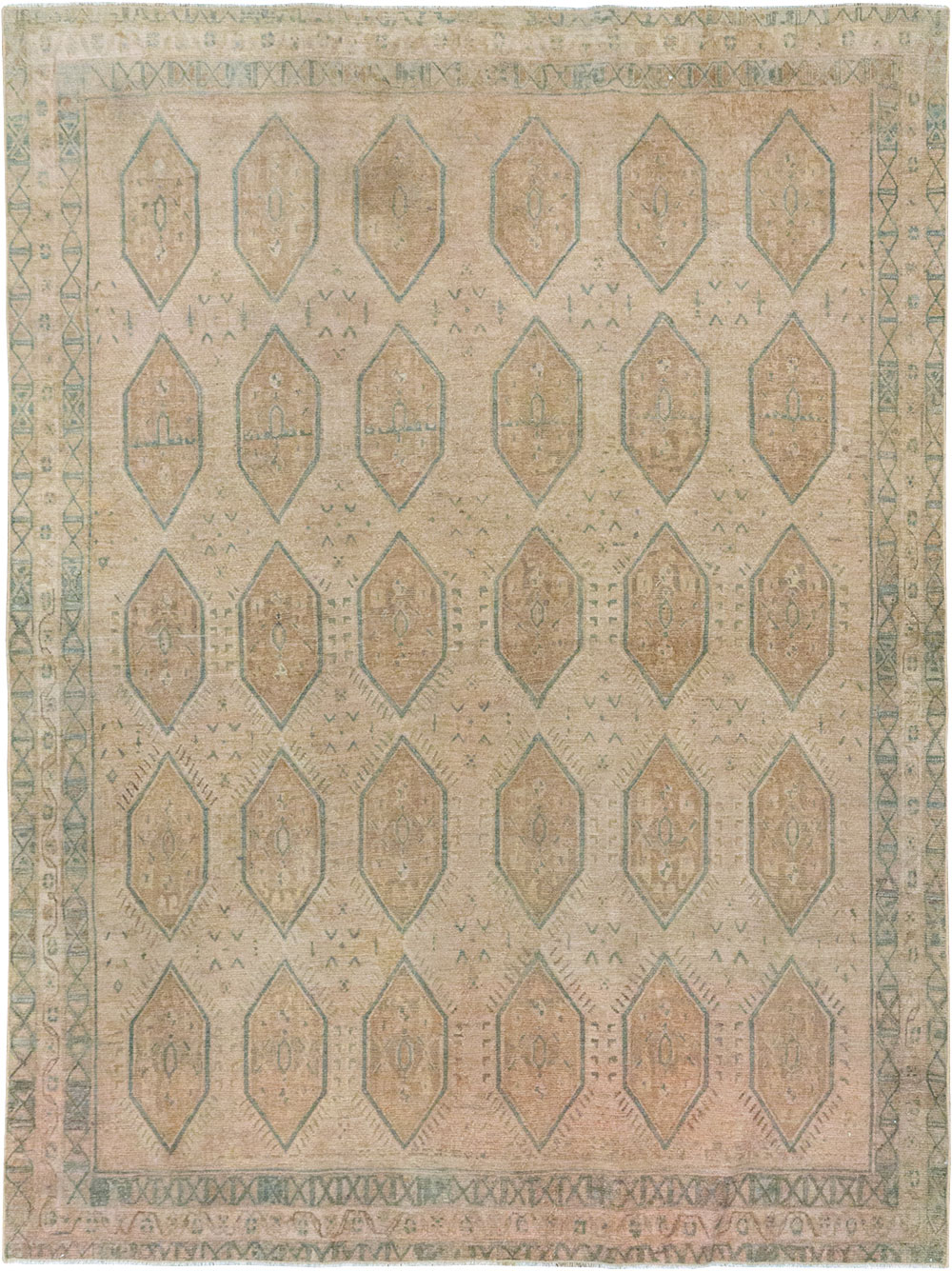Vintage Persian Afshar Accent Rug, No.32026 - Galerie Shabab