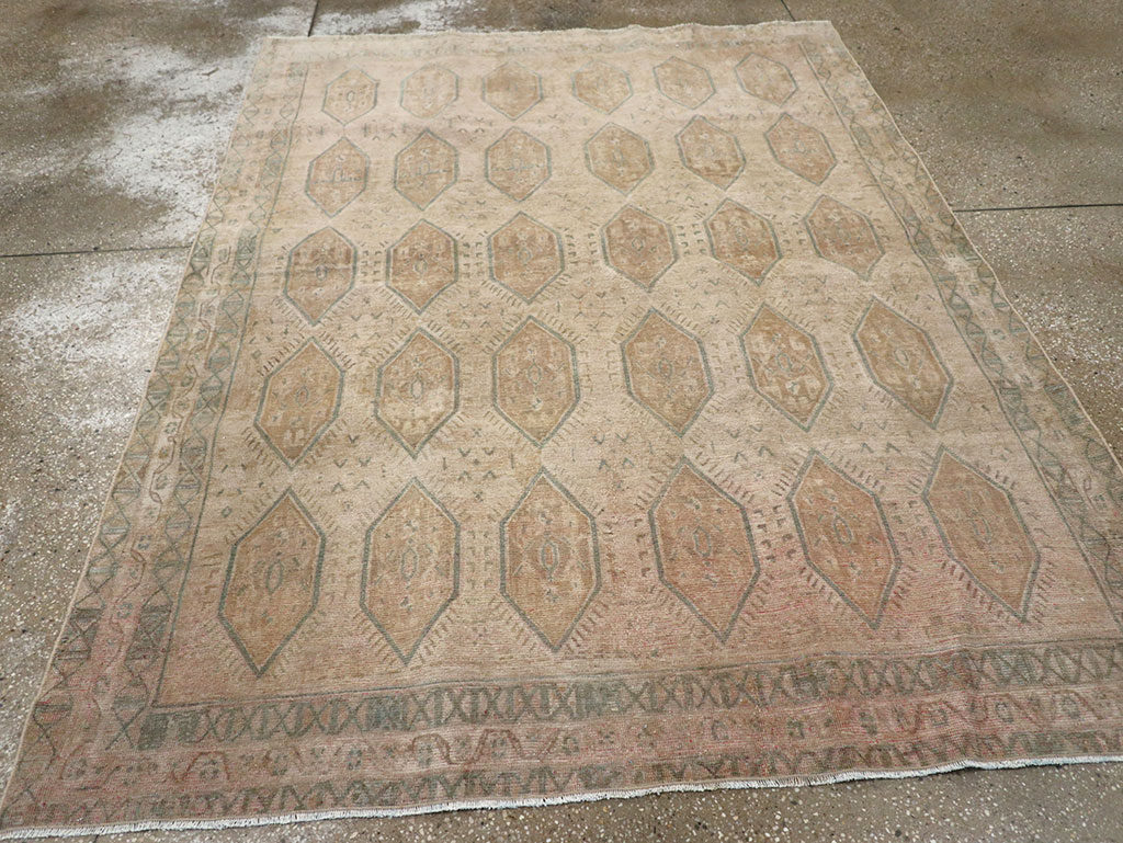 Vintage Persian Afshar Accent Rug, No.32026 - Galerie Shabab
