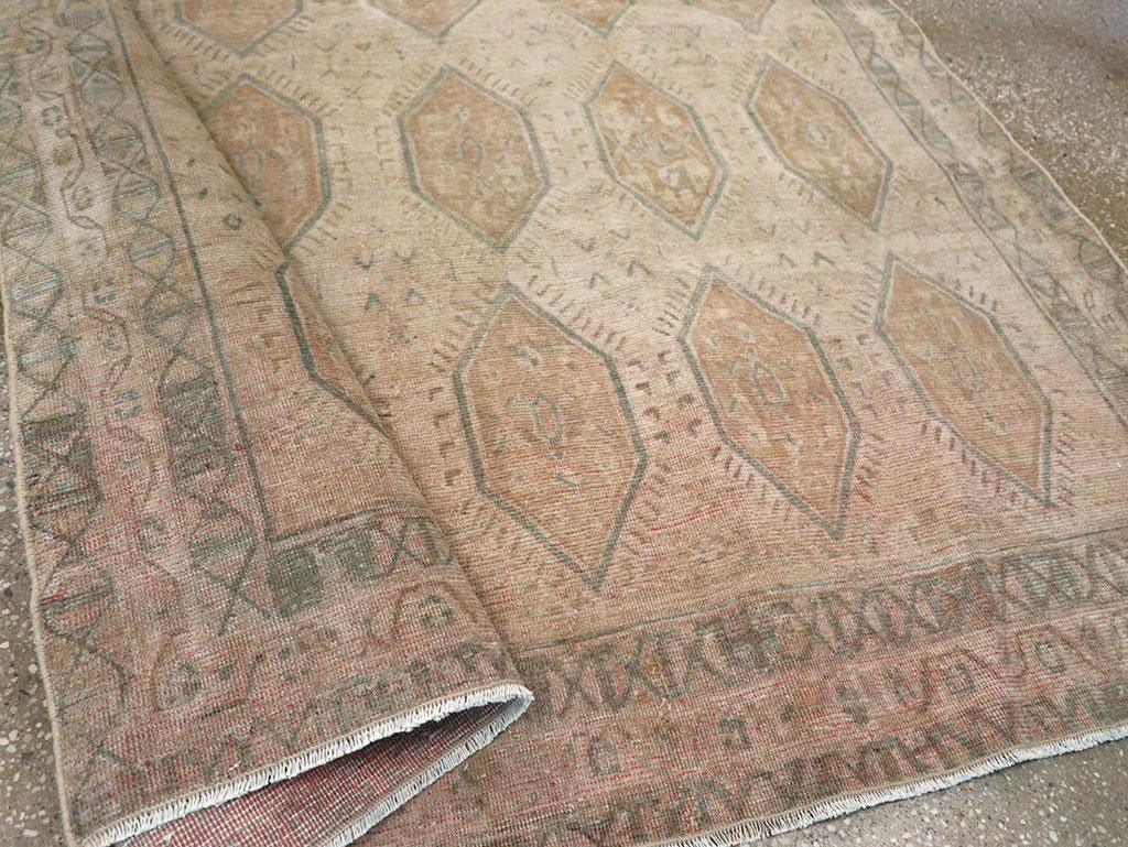 Vintage Persian Afshar Accent Rug, No.32026 - Galerie Shabab