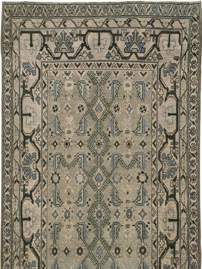 Vintage Persian Malayer Runner, No.32027 - Galerie Shabab
