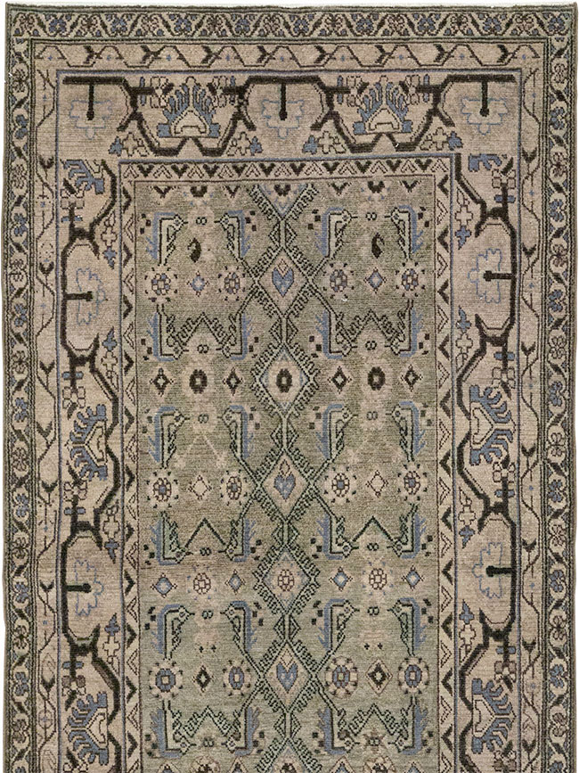 Vintage Persian Malayer Runner, No.32027 - Galerie Shabab