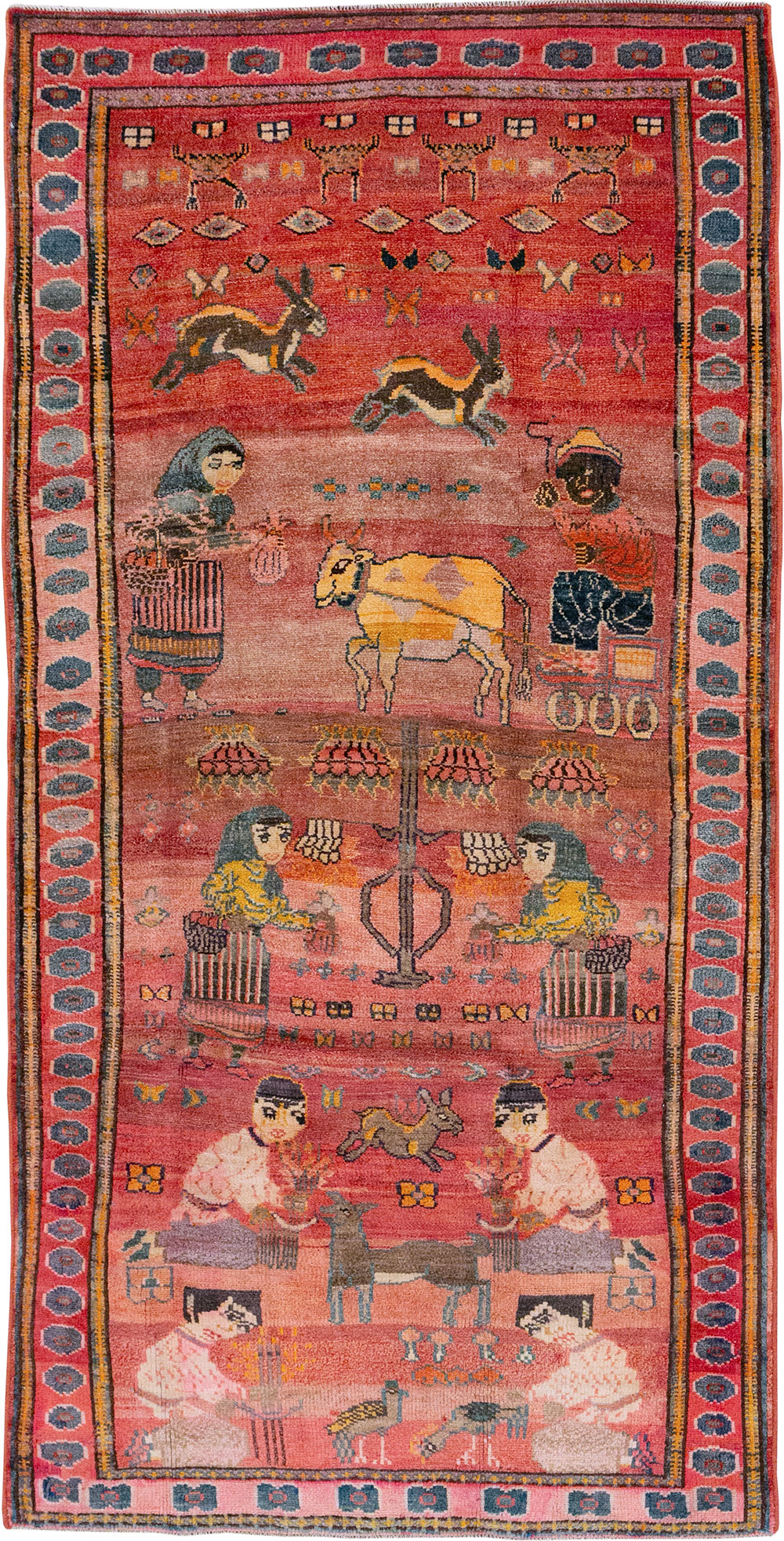 Vintage Persian Lori Pictorial Rug, No.32031 - Galerie Shabab