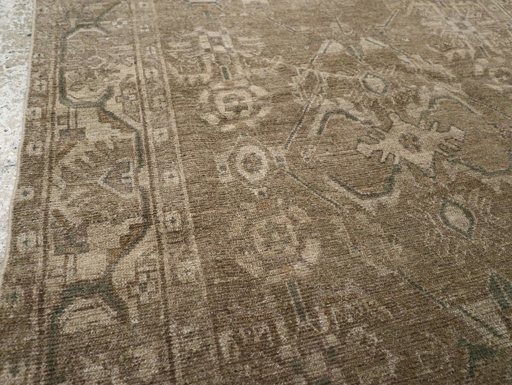 Vintage Persian Malayer Accent Rug, No.32038 - Galerie Shabab